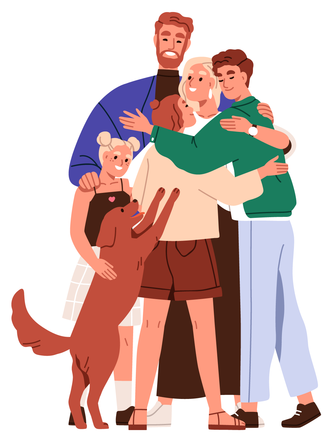 Familia y mascota protegidas con el plan exequial de Ciprés